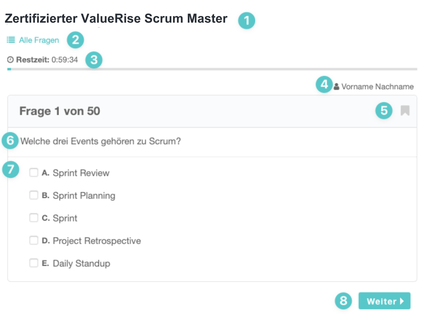 Scrum Master Prüfung